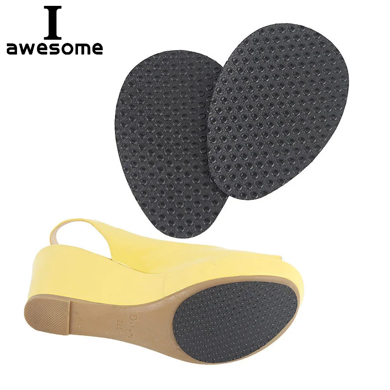 Pair Self Adhesive Anti-Slip High Heels Slipper Shoes Soles Rubber Grip Pads 