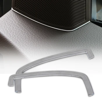 

DWCX car-styling Chrome 2pcs Door Stereo Speaker Cover Trim For Mercedes Benz X204 GLK 2009 2010 2011 2012 2013 2014 2015