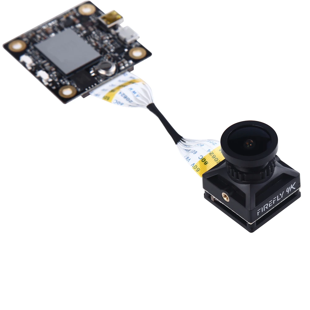 

Hawkeye Firefly Split 4K 160 Degree HD DVR Mini FPV Camera WDR Single Board Built-in Mic Low Latency TV for RC Drone Airplane