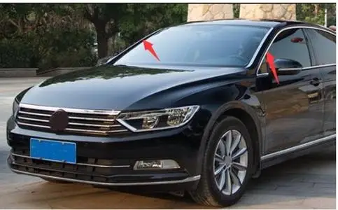 Для Volkswagen new passat B8 переднего лобового стекла с декоративной планкой на лобовое стекло автомобиля Обновление внешнего вида модификации полосы