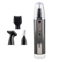 Kemei KM - 6630 4 in 1 Nose Eyebrow Hair Beard Trimmer Rechargeable Electric Shaver Nose Ear Trimmer With Temple Cut for Men цена Kemei KM - 6630 4 in 1 Nose Eyebrow Hair Beard Trimmer Rechargeable Electric Shaver Nose Ear Trimmer With Temple Cut for Men цены онлайн