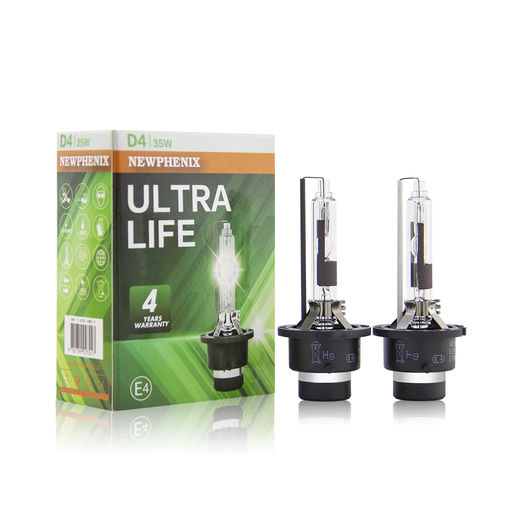 Ксеноновая лампа для автомобильных фар Ultra Life D4S D4R 4300K 5000K 6000K 4 года гарантии