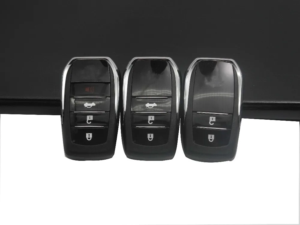

jingyuqin 2/3/4 Buttons Remote Car Key Shell Cover Case For Toyota Chr C-hr Land Cruiser 200 Avensis Auris Corolla Smart Key