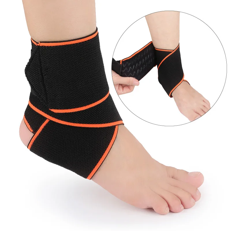 

KD36 1pcs Silicone Antiskid Elastic Sanda Gym Sports Ankle Support Brace Protector Belts Taekwondo Karate Ankle