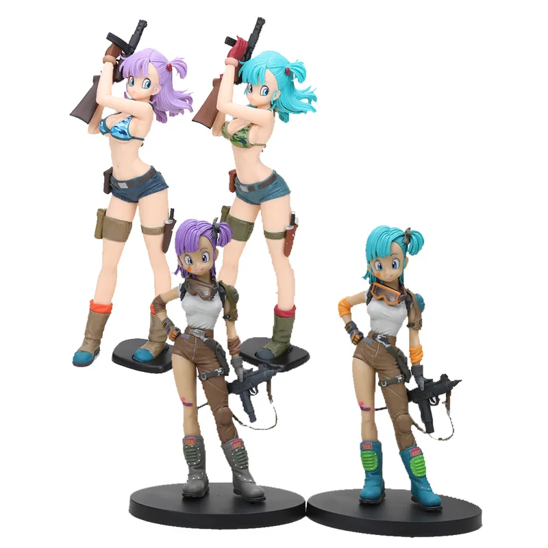 

Dragon Ball Z Gals Sexy Bikini Bulma Ver Scultures BIG Zoukei Tenkaichi Budoukai 4 Figure Collectible Model Toy Christmas gift