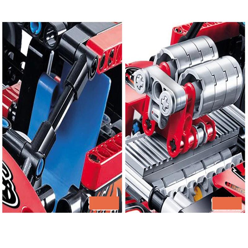 

Compatible with C3360 Technology Mechanical Group Racing Truck2in1Deformation Assembly Children's Enlightenment Block
