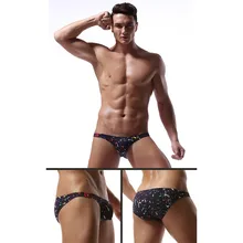 Сексуальное мужское дышащее нижнее белье; купальный костюм Нижнее белье домашние трусики 4 вида цветов