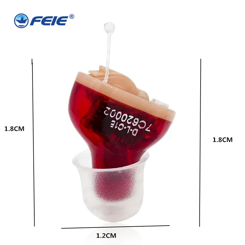 100% Mini Digital Invisible Hearing Aid Adjustable Tone In Ear Best Sound Voice Amplifier for the E