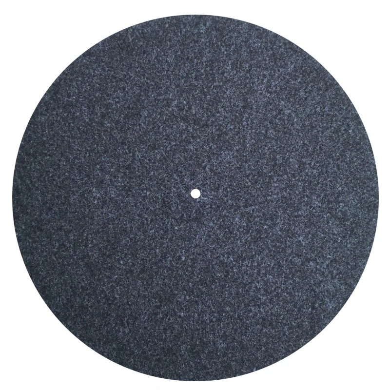 NEW 293mm Grey LP Slip Mat Anti Static 12'' Felt Record Mat for