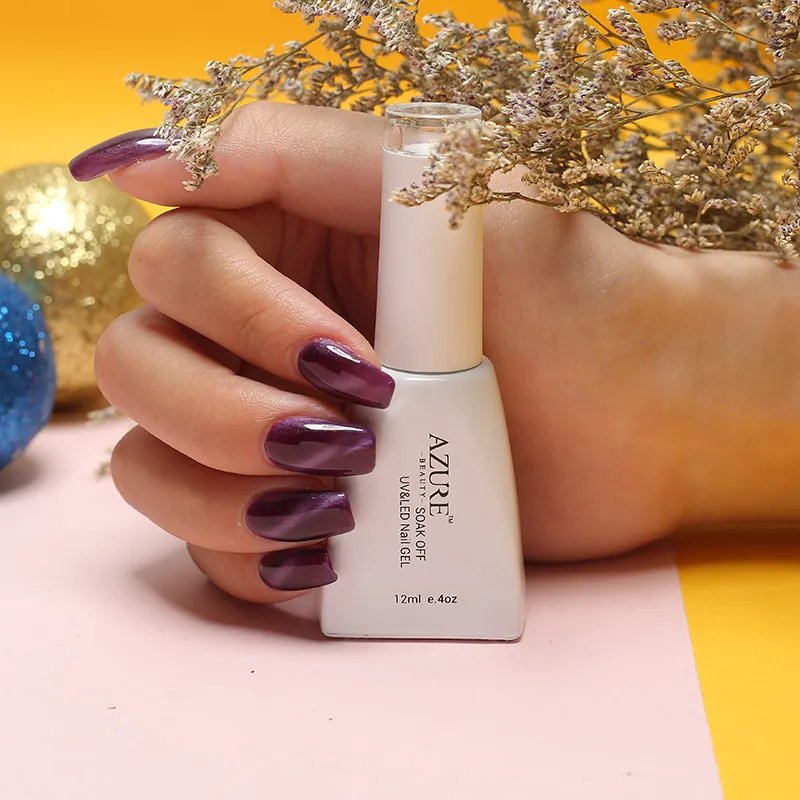 Azure Beauty гель для ногтей кошачьи глаза 12 мл Магнитный впитывающий УФ Лаки звездное