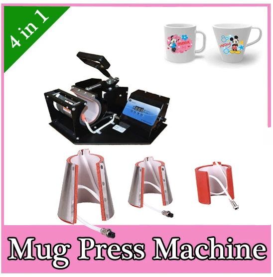 4 in 1 Digital Mug font b Press b font font b Machine b font cups