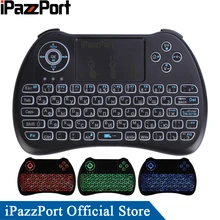 iPazzPort Russian Backlight Mini Wireless Keyboard Mouse for Android TV Box/Mini PC/Raspberry Pi/Tablets/Laptops