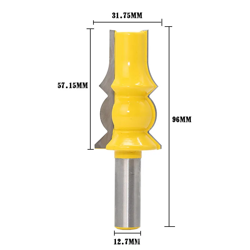 1/2 хвостовик большой Реверсивный корона литья фреза 12,7 мм Деревообработка вырезка измельчители для дерева инструмент 80701