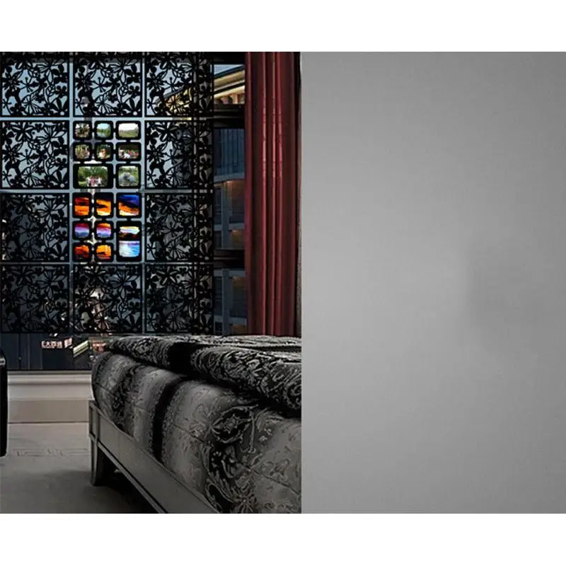 4x  Hanging Screen Home Room Divider Wall Sticker Art Decor Black