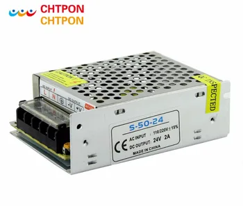 

AC 110-220V DC 24V 2A 48W Switch Power Supply Transformer for LED Strip Light