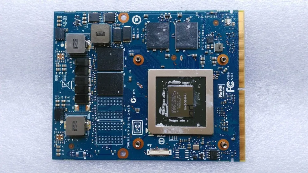 Новинка для ноутбука Alienware M18X M17X R3 R4 R5 R6 M15X n Envy GTX 765M MXM Sli 2 ГБ GDDR5 графическая