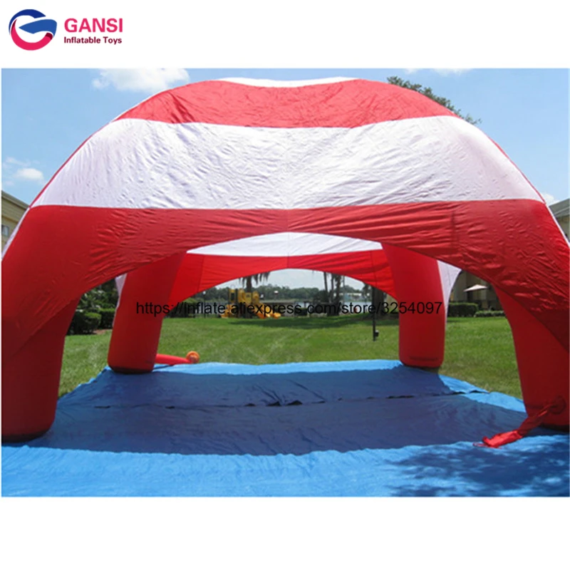 Многофункциональный 6 м надувные паук купольная палатка с 5 ноги индивидуальный логотип низкая цена надувные тент для вечеринки