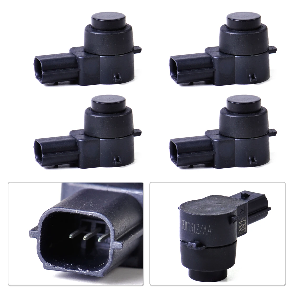 

DWCX 4Pcs Parking Aid Bumper Sensor Assist 1EW63TZZAA for Chrysler 300 TOWN COUNTRY Dodge CHARGER JOURNEY JEEP LIBERTY 2010 2011