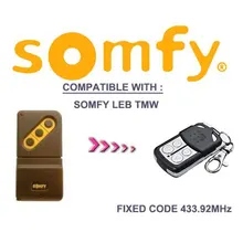 Высокое качество Кнопка защиты SOMFY LEB TMW4 handsender duplicator 433 МГц