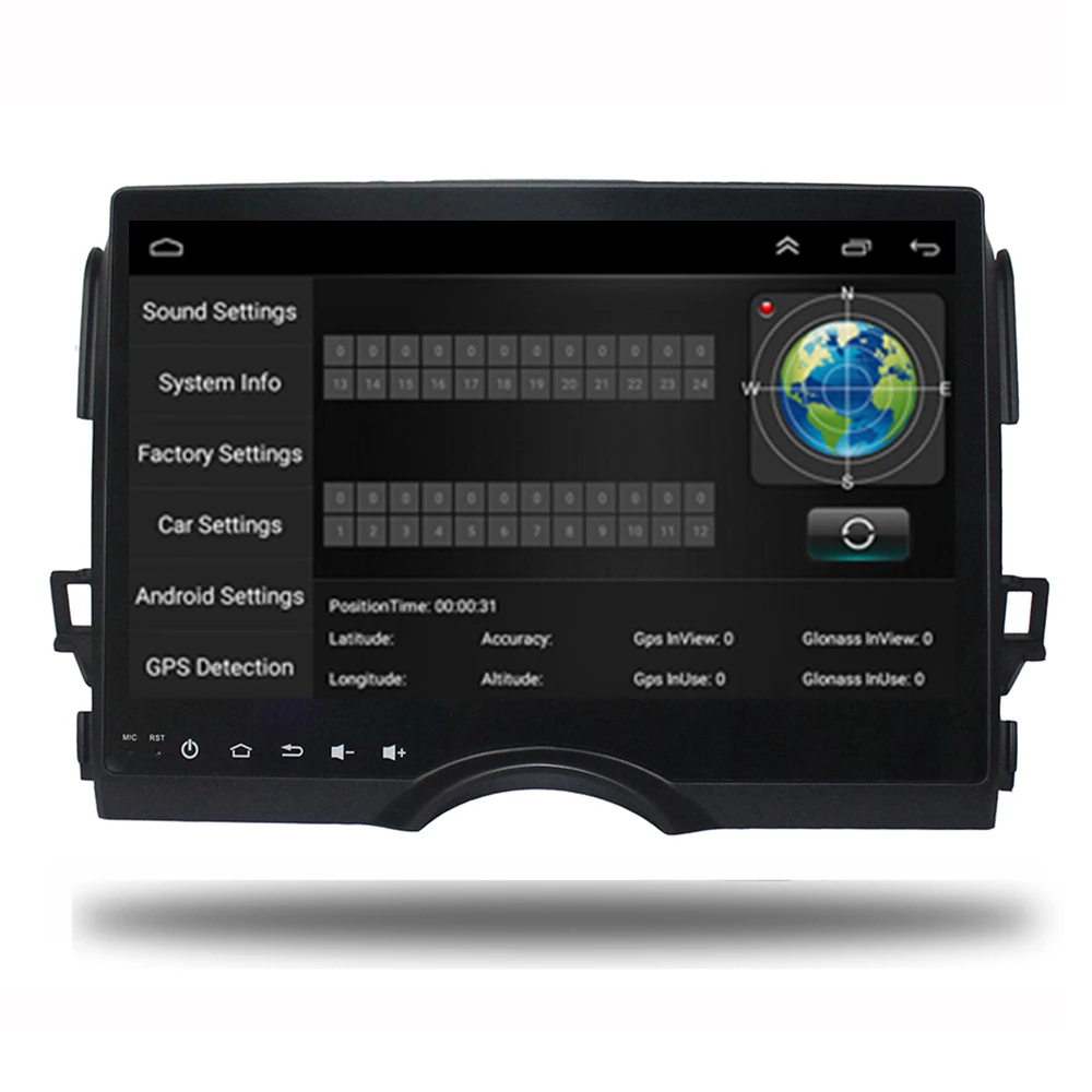 Clearance Android 8.1 Car Radio GPS for Toyota Reiz Mark x 2011-2017 Stereo Head Unit Wifi Multimedia Player HD Touch Screen Bluetooth 10