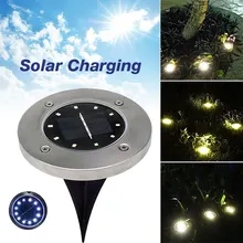 10 Светодиодный светильник для заземления, прочный экологически чистый водосточный канат для уличного фонаря, Прямая, солнечная энергия