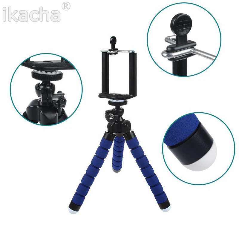 Mini Flexible Sponge Octopus Tripod for iPhone Samsung Xiaomi (6)