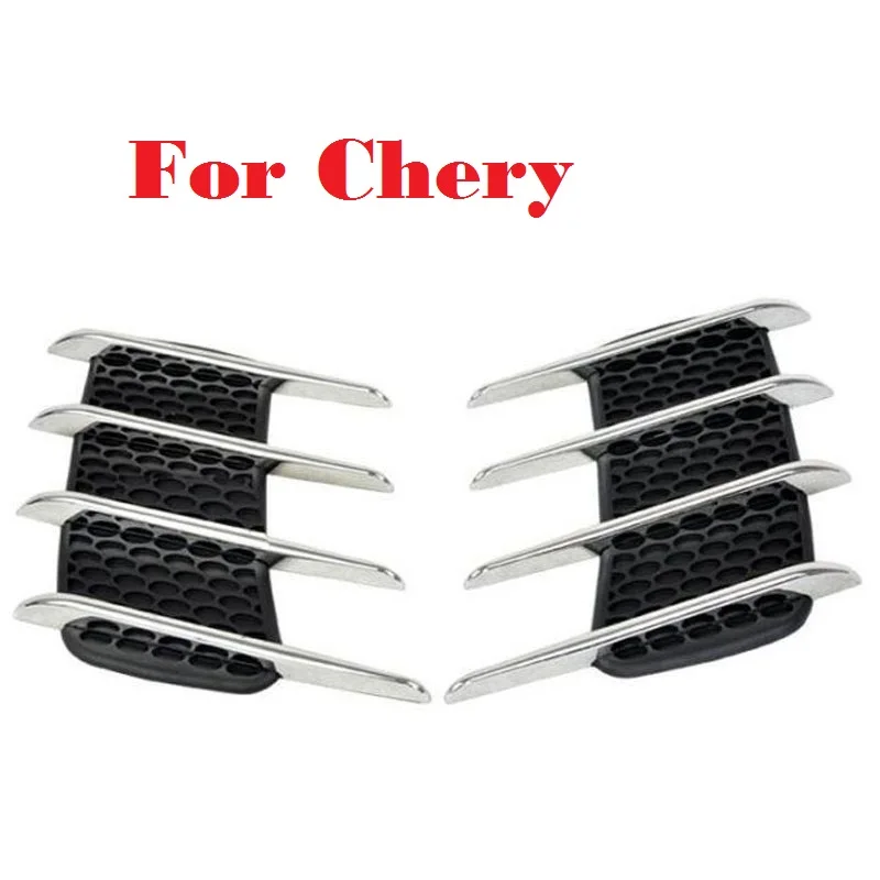 car styling Shark Gills Side Air Intake Flow Vent Outlet Car Styling For Chery M11 Oriental Son QQ6 Sweet Tiggo 5 Very | Автомобили и