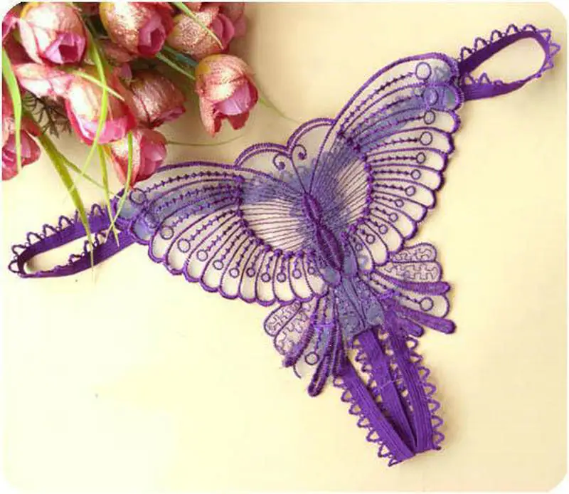

Ultra-thin Women G-string Thong Transparent Sexy Panties hollow out bow Underwear Lace Briefs Women Intimates Hot Sexy Lingerie