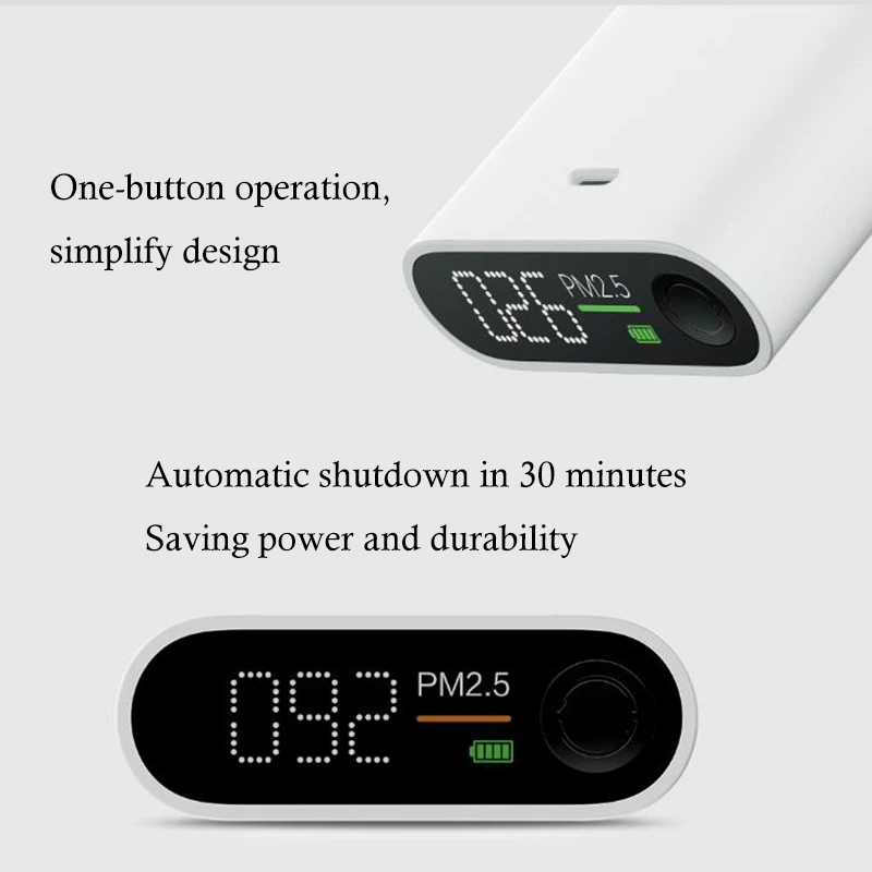 Xiaomi SMARTMI Home Smart PM2.5 детектор для контроля твердых частиц AQI тестер качества воздуха с OLED дисплеем