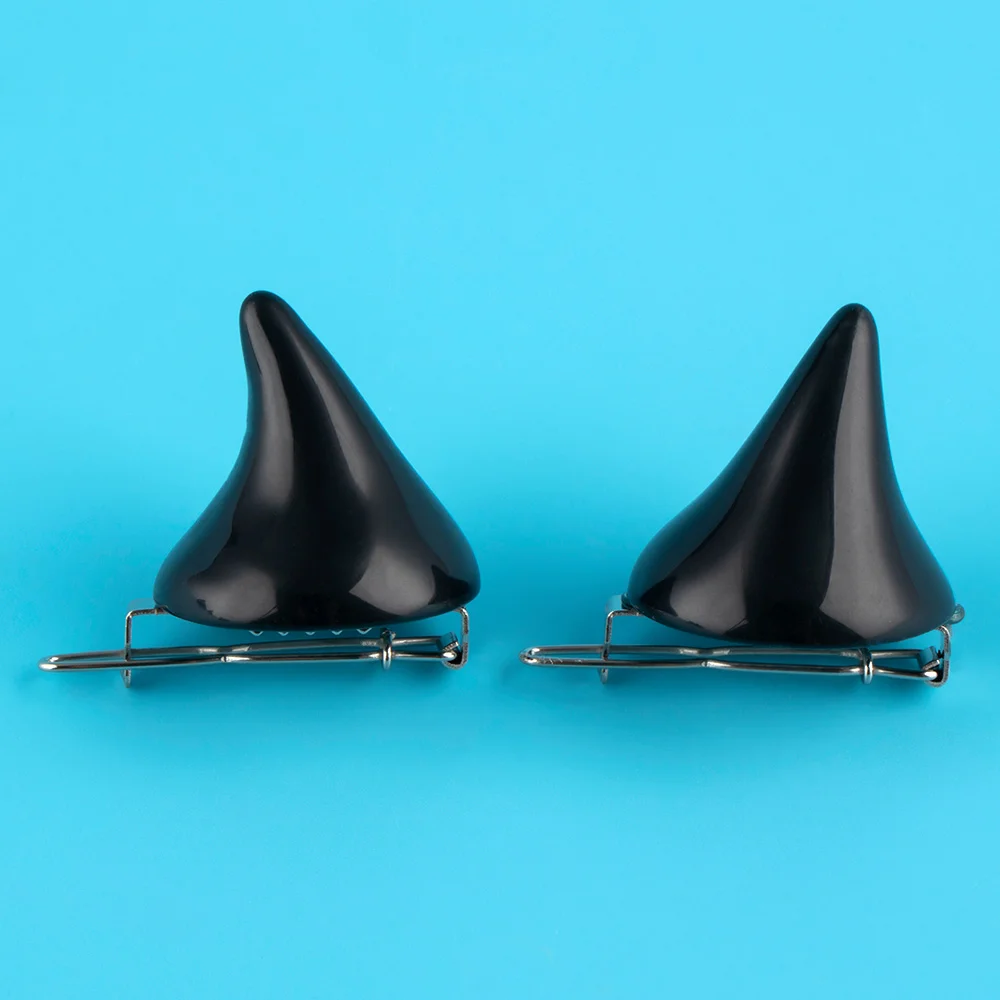 1 Pair Small Demon OX Horn Hairpins Gothic Party Cosplay Costume Pin Hairpins Costume Horn Halloween Hair Accessories Clip|Girl