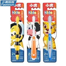 Детский мягкий силиконовый Прорезыватель для обучения детей от 2 до 12 лет, зубная щетка es с милым рисунком, зубная щетка для детей, щетка для ухода за полостью рта