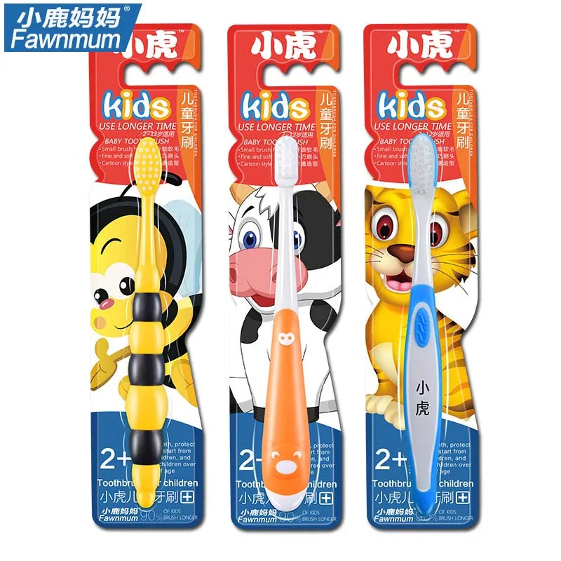 

2-12Years Children's Soft Silicone Baby Kids Teether Training Toothbrushes Cute Cartoon Toothbrush For Children Brush Oral Care