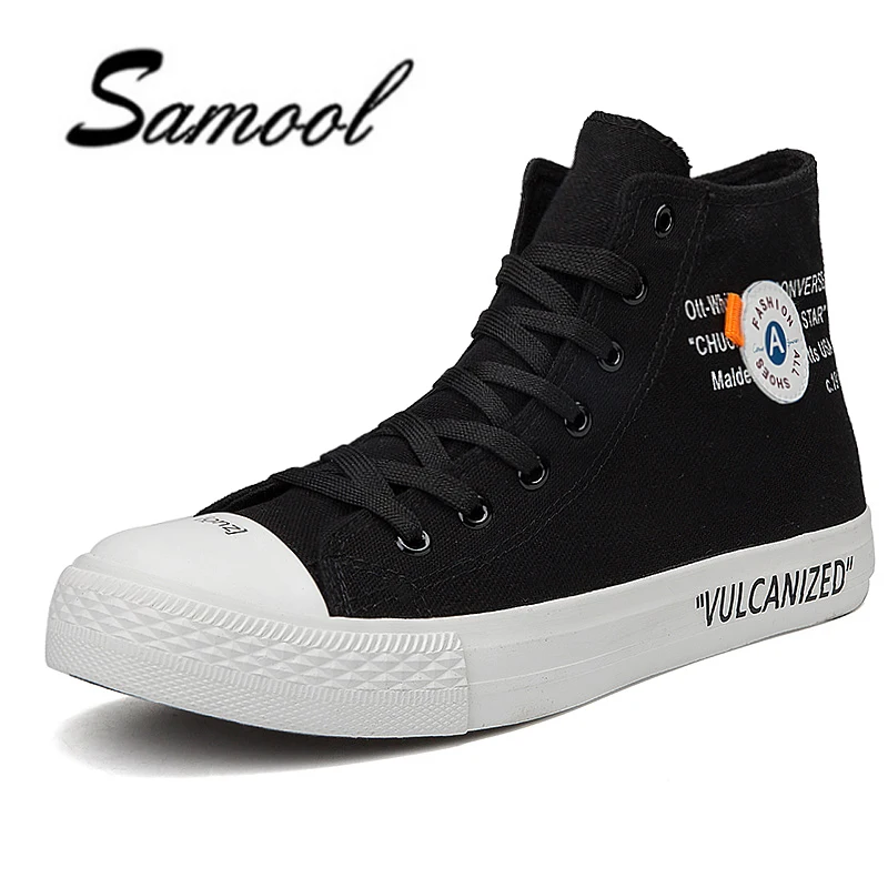 high ankle canvas mens shoes