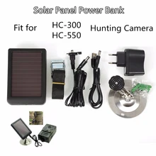 Suntekcam HC300M HC350M HC550M HC550G HC700G Внешняя Солнечная энергия ed Панель зарядное устройство для охотничьей камеры Фото ловушки источник питания