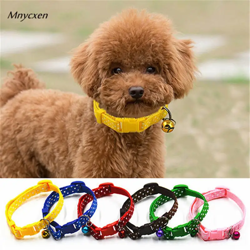 

Fashion Soft Colorful Pet Dog Collar For Small Medium Large Dogs Neck Strap Adjustable Safe Puppy Kitten Cats Collar @A
