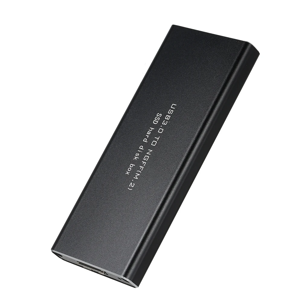 Черный NGFF M.2 к USB 3 0 5gbps SSD корпус адаптер чехол для хранения с UASP применимо 2230/2242/2260