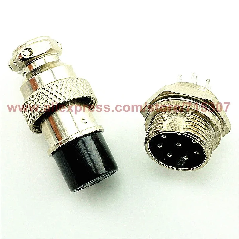 aviation plug 8pin 16mm gx16-8p 2