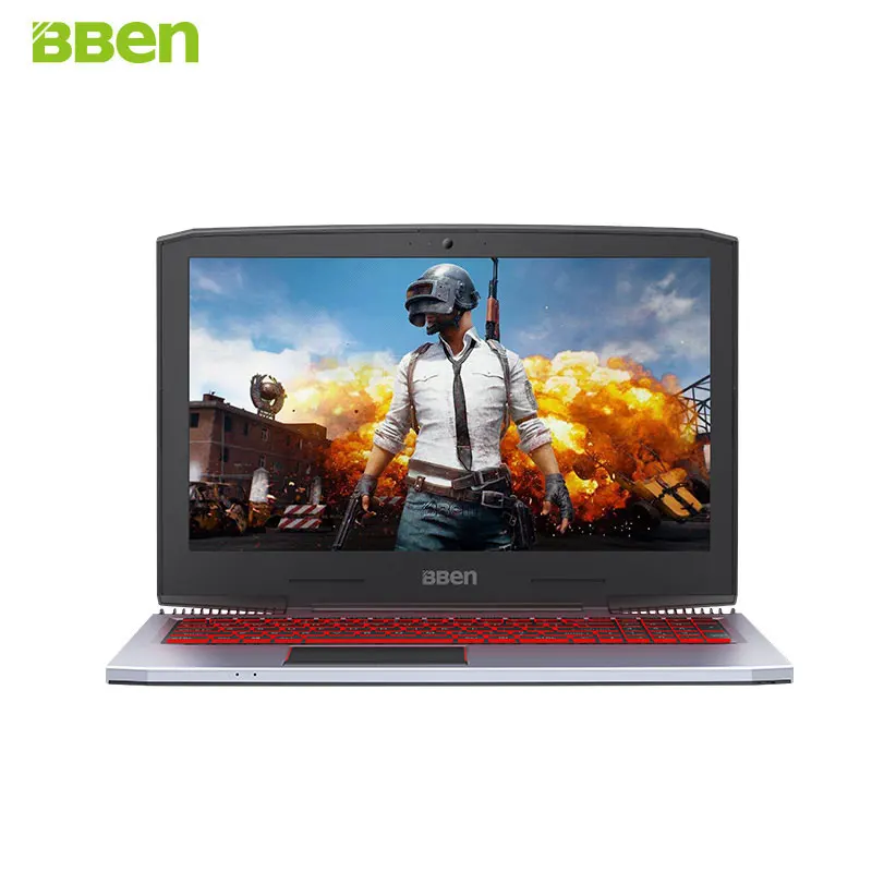 Ноутбук BBEN G16 15,6 ''ips 32 Гб ОЗУ 512 ГБ SSD 2 ТБ HDD Win10 Nvidia GTX1060 Intel i7 7700HQ RGB клавиатура с подсветкой игровой компьютер