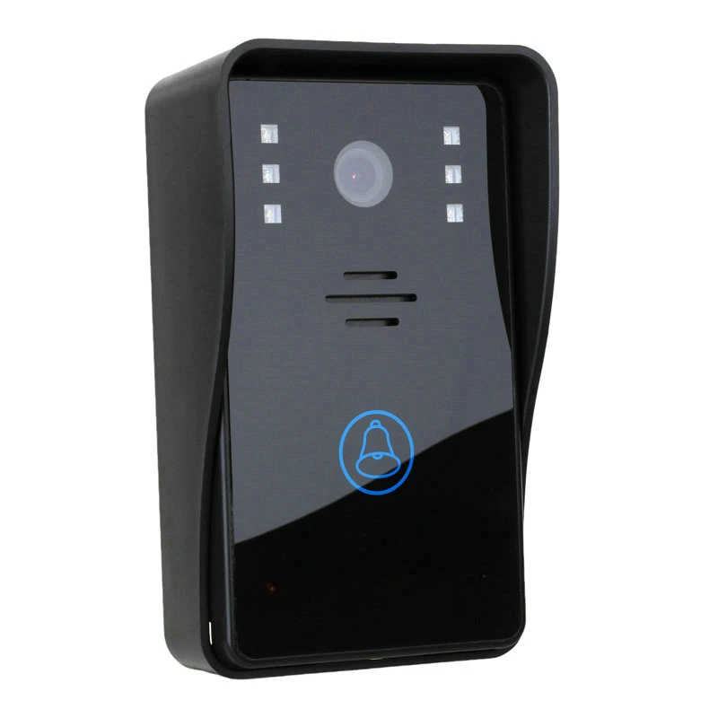 Yobang Security 7inch Smart Wired/Wireless Video Intercom Speakerphone System With Waterproof Intercom IR Camera RFID Unlocking