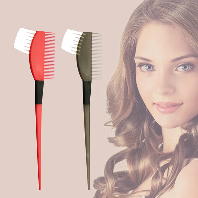 3pcs/Lot Salon Hair Dye Coloring Brush Comb Double Side Hairbrush Soft