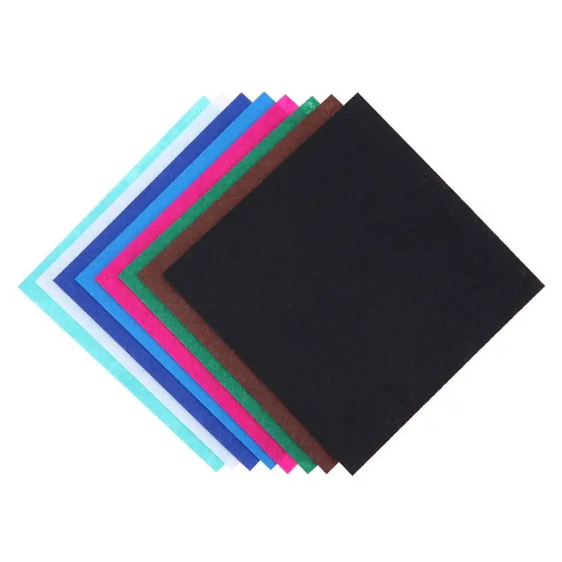 40 шт многоцветная Нетканая полиэфирная ткань для рукоделия войлочная ткань Нетканая войлочная ткань DIY Швейные аксессуары