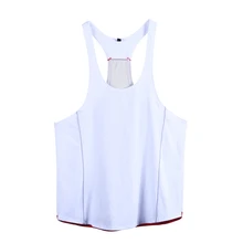 Мужской спортивный жилет для тренажерного зала без рукавов майка футболка Бодибилдинг спортивный фитнес жилет летняя спортивная одежда