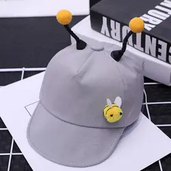 3D пчела ребенок демисезонная бейсболка детская шляпа мультфильм Дети Sunhat Дети Регулируемый хлопок кепки