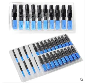 

200 Pieces SC UPC Fast Connector Embedded Connector FTTH Tool Cold Connector Tool Fiber Fast Connnector