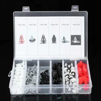 

124PCS Car Body Push Pin Rivet Fastener Trim Wheel Arch Trim Clips Side Door Clips For BMW For Mini For Cooper R50 R52 R53 R56