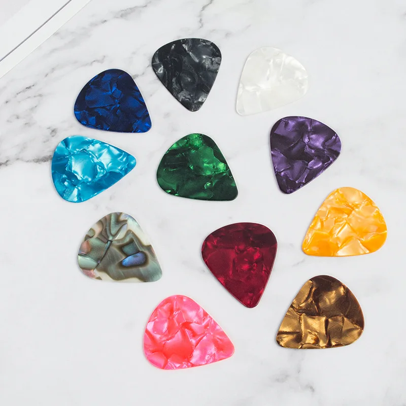 

10pcs/Lot 0.71mm thickness Vastness of the universe Star guitar picks pattern guitar strap guitar parts Guitar Accessories