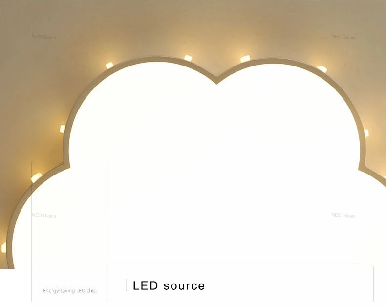 Современная светодиодная люстра Dia42/52 см для детской комнаты, спальни, канделябро, белая отделка, Потолочная люстра, светильники