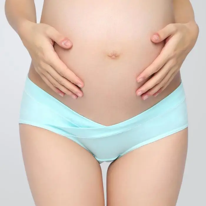Новинка 2019 года для беременных женщин мягкие воздухопроницаемые трусики бесшовные U форма хлопок нижнее бельё девочек трусики 998