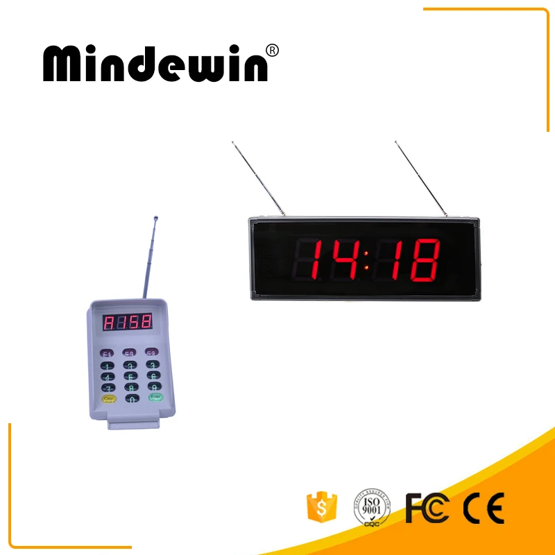 

Mindewin Wireless Queue Management System Most Digital Double Screen Display With M-T-2 Digital Keyboard Working For Restuaran