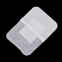10 Teile/los 6*7cm Große Größe Hypoallergen Nicht-woven Medical Klebstoff Wunde Dressing pflaster Bandage Große wunde Erste Hilfe